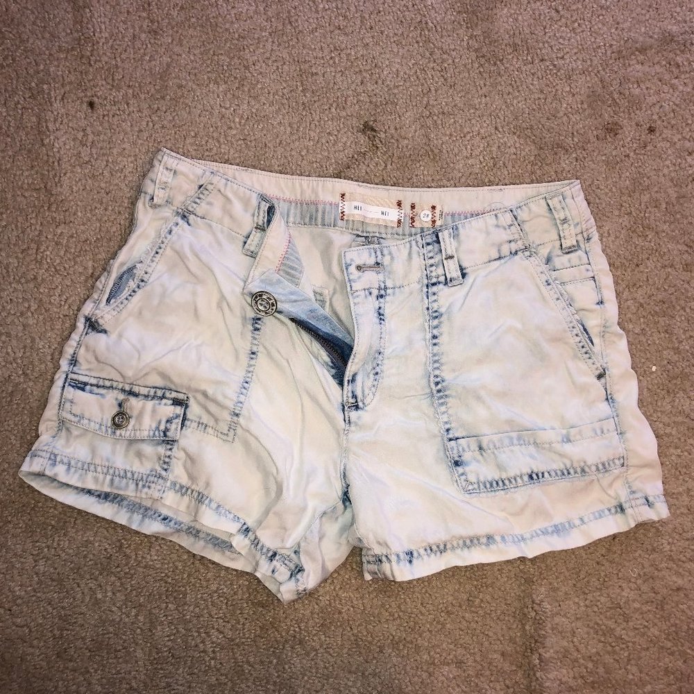 Antropologie Hei Hei White Wash Cloth Shorts